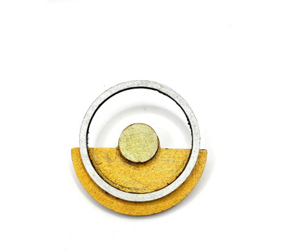 Broche demi-cercle