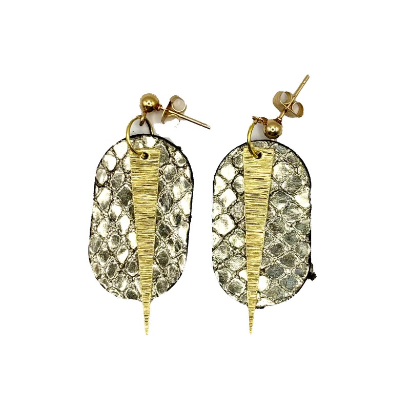 Boucles d'oreilles Sydney noir
