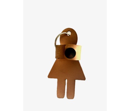 Porte clef câlin en cuir