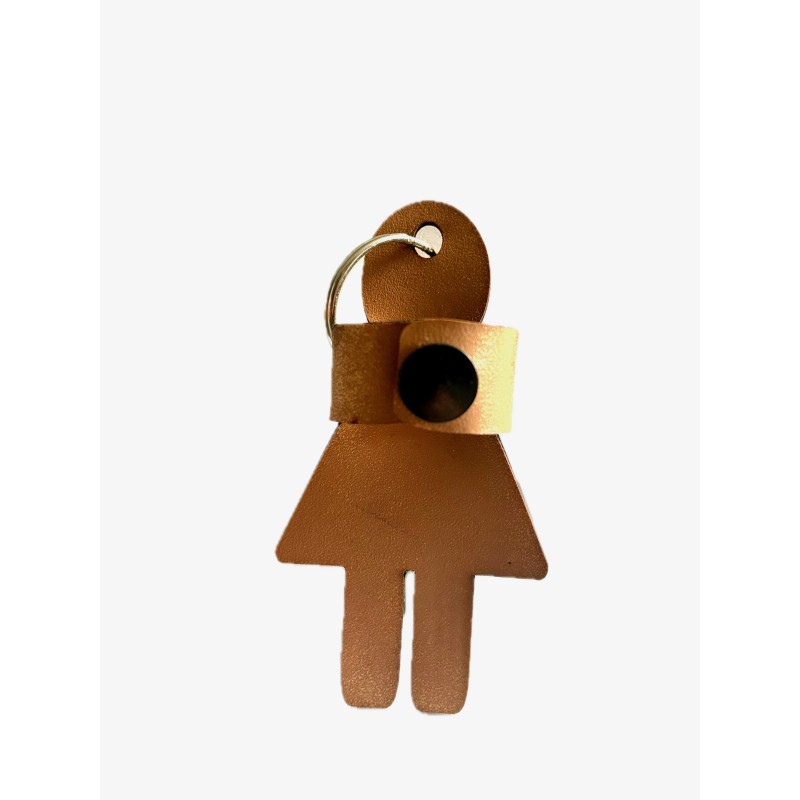 Porte clef câlin en cuir Porte clef câlin en cuir
