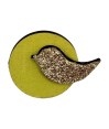Broche en bois Clair de lune