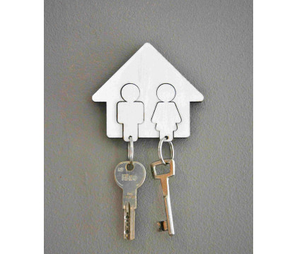 Porte clef duo bois