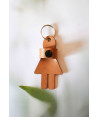Porte clef câlin en cuir Porte clef câlin en cuir